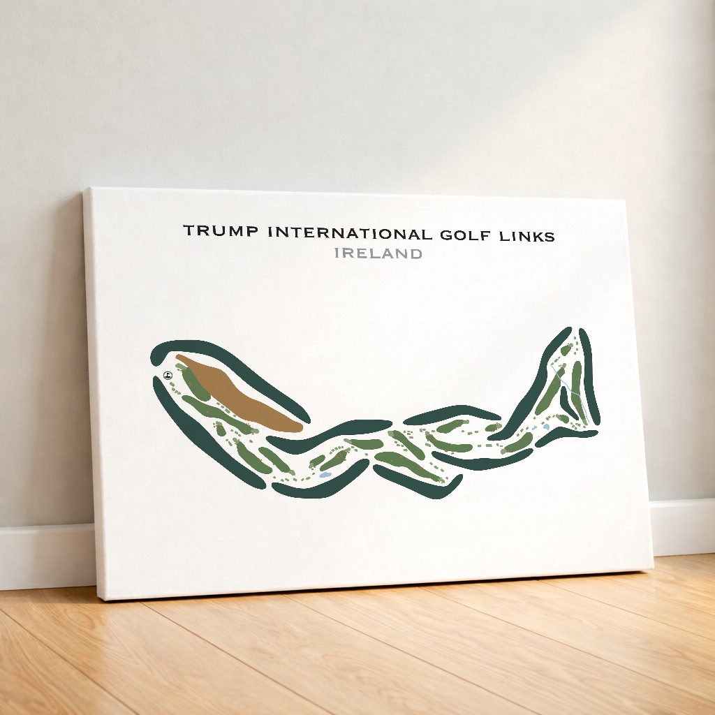 Trump International Golf Links Doonbeg, Ireland - Printed Golf Course