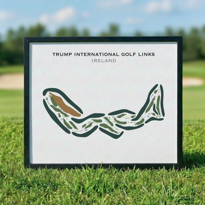 Trump International Golf Links Doonbeg, Ireland - Printed Golf Course