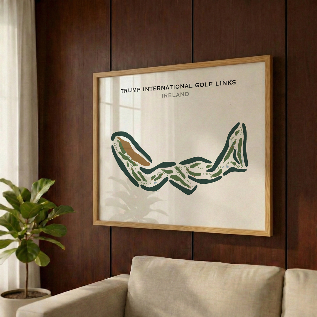 Trump International Golf Links Doonbeg, Ireland - Printed Golf Course