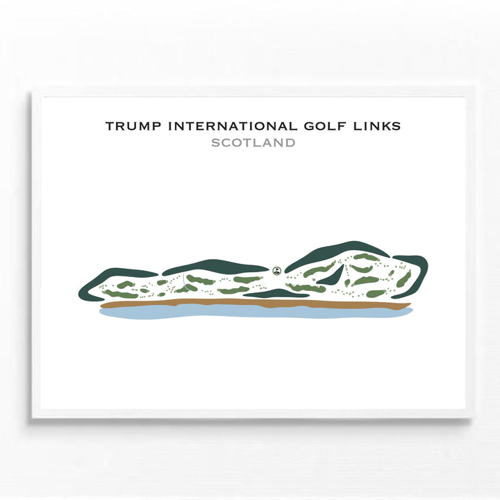 Trump International Golf Links, Scotland - Printed Golf Courses