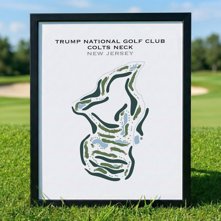 Trump National Golf Club Colts Neck, New Jersey - Printed Golf Course