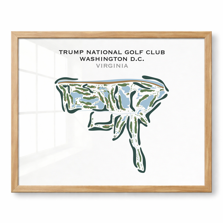 Trump National Golf Club, Washington DC, Virginia - Printed Golf Courses