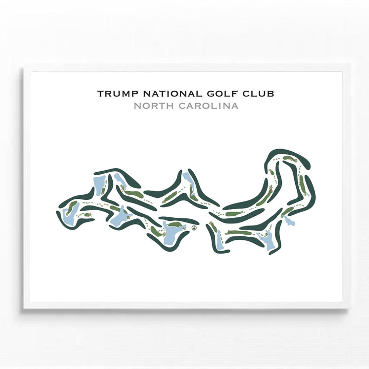 Trump National Golf Club, North Carolina - Printed Golf Course