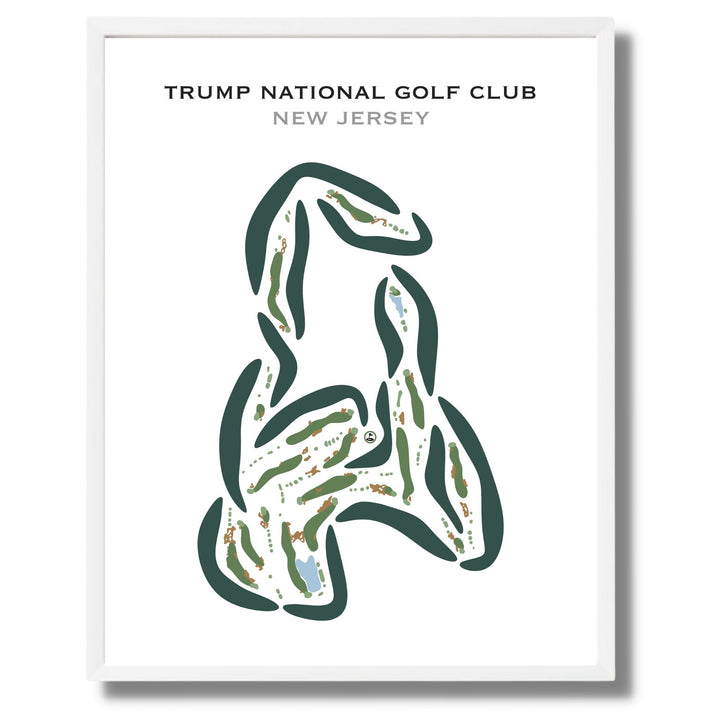Trump National Golf Club Philadelphia, New Jersey - Printed Golf Courses