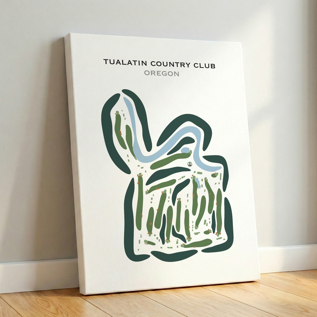 Tualatin Country Club, Oregon - Printed Golf Courses