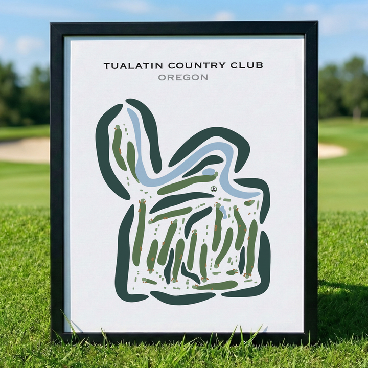 Tualatin Country Club, Oregon - Printed Golf Courses