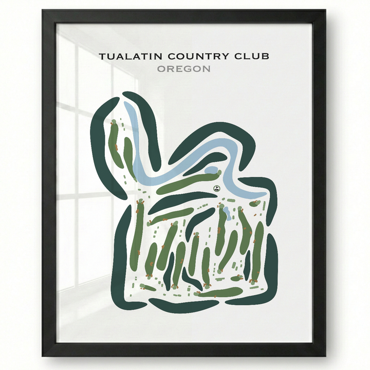 Tualatin Country Club, Oregon - Printed Golf Courses