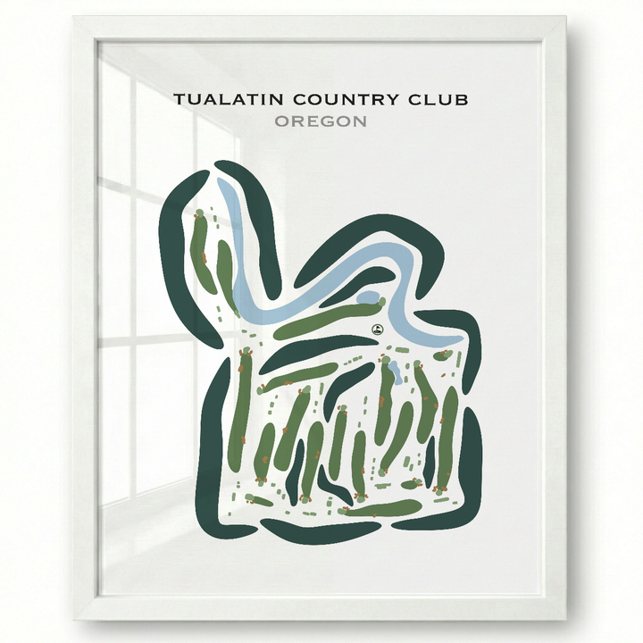 Tualatin Country Club, Oregon - Printed Golf Courses