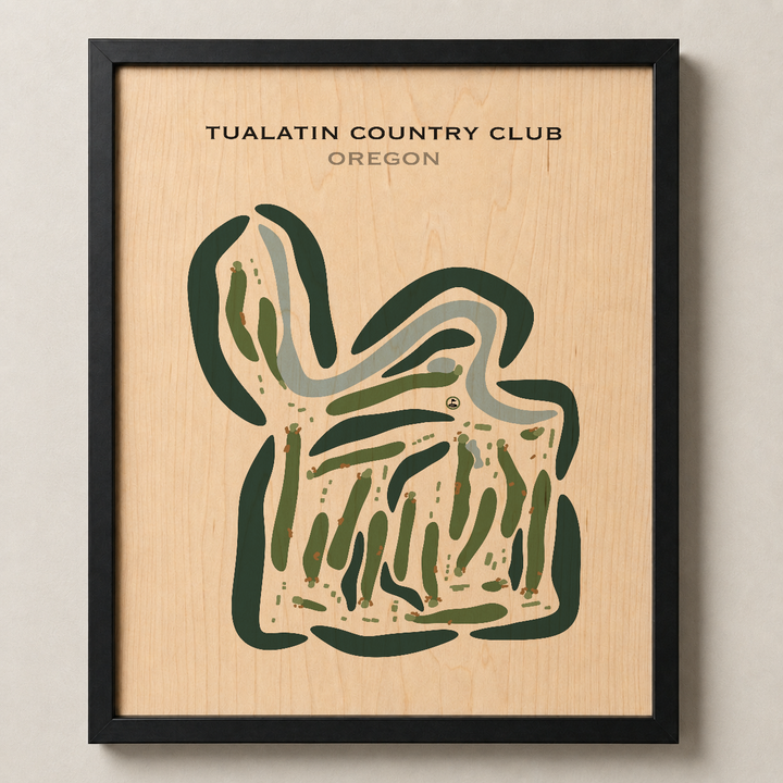 Tualatin Country Club, Oregon - Printed Golf Courses