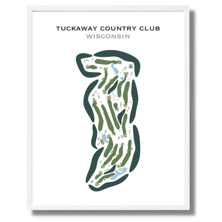Tuckaway Country Club, Wisconsin - Printed Golf Courses