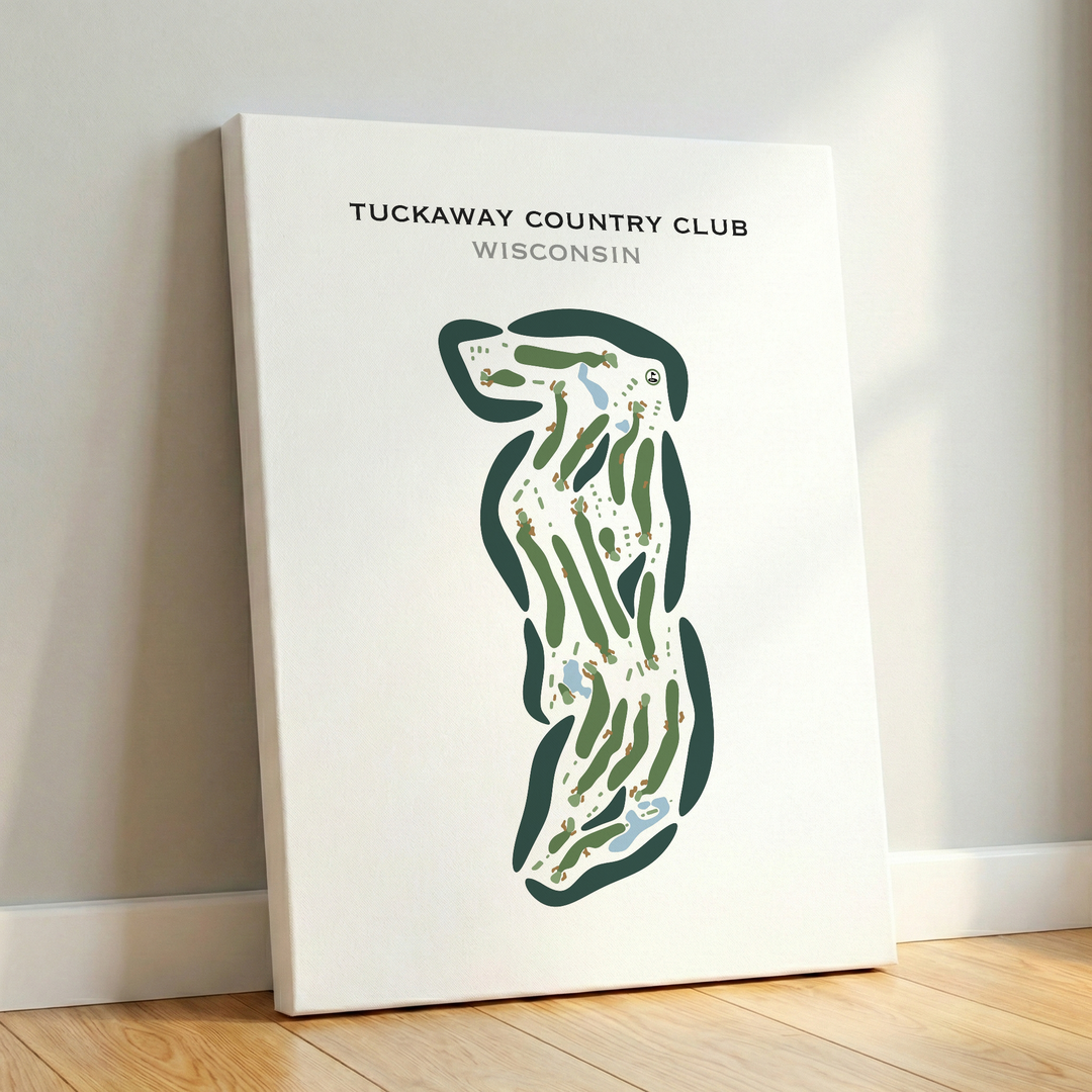 Tuckaway Country Club, Wisconsin - Printed Golf Course