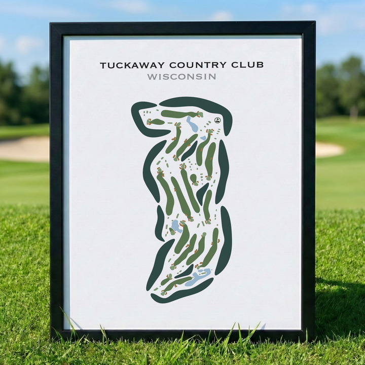 Tuckaway Country Club, Wisconsin - Printed Golf Course