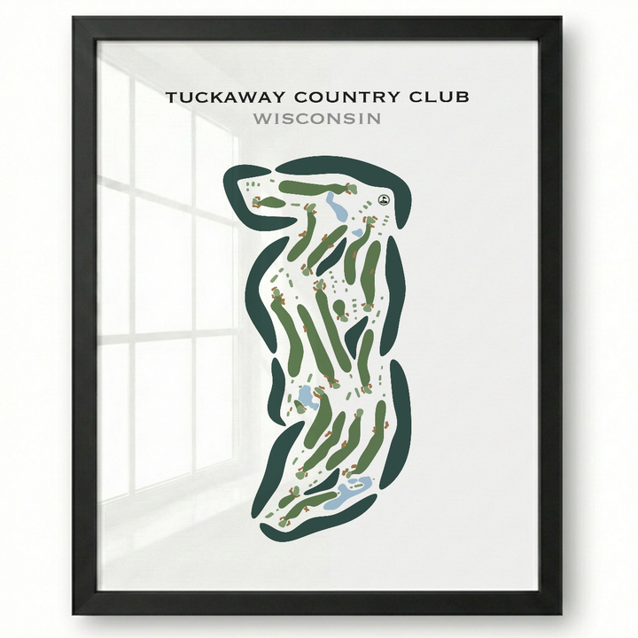 Tuckaway Country Club, Wisconsin - Printed Golf Course