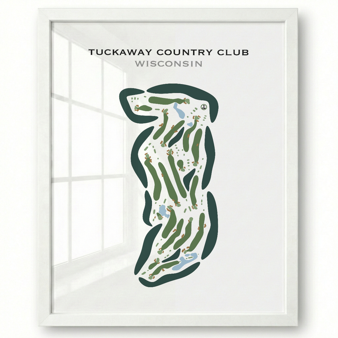 Tuckaway Country Club, Wisconsin - Printed Golf Course