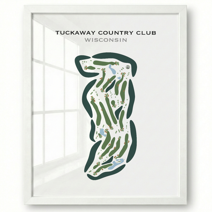 Tuckaway Country Club, Wisconsin - Printed Golf Course