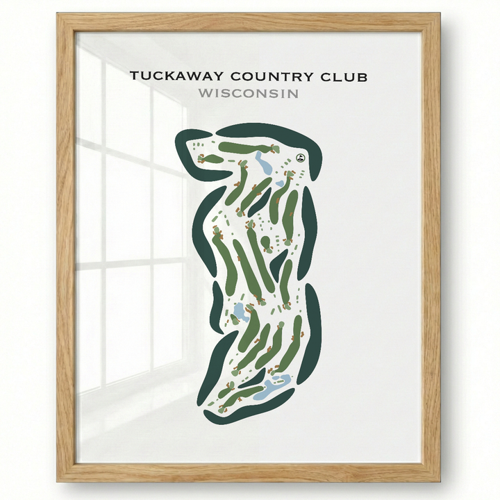 Tuckaway Country Club, Wisconsin - Printed Golf Course