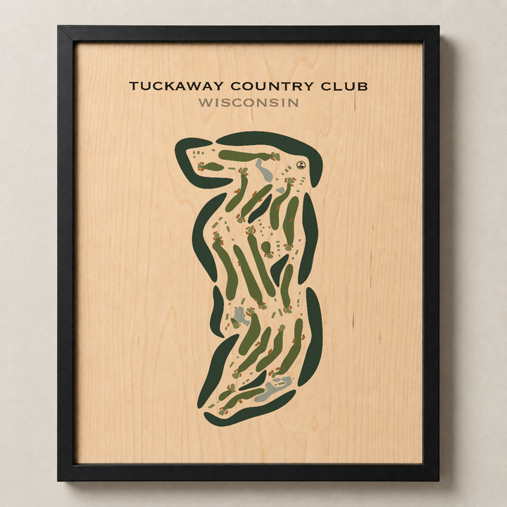 Tuckaway Country Club, Wisconsin - Printed Golf Course