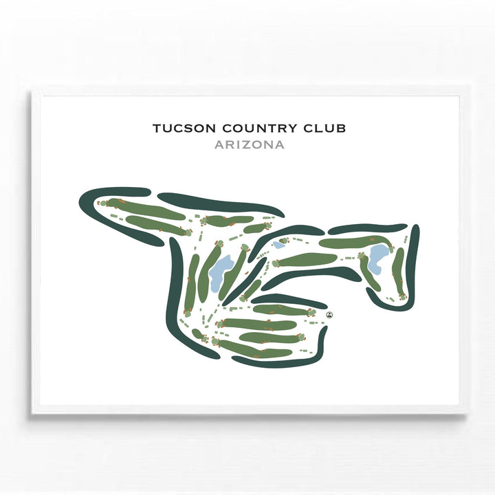 Tucson Country Club, Arizona - Printed Golf Courses