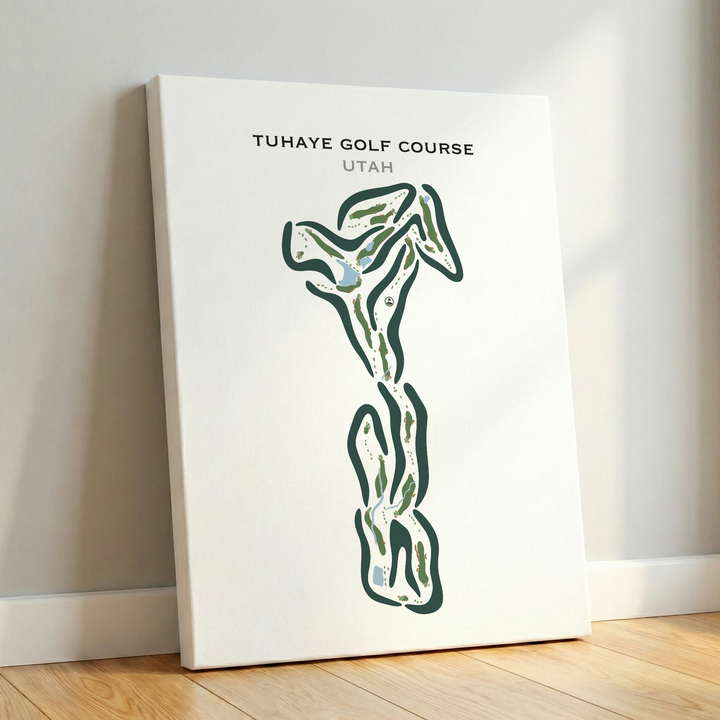 Tuhaye Golf Course, Kamas Utah - Printed Golf Courses