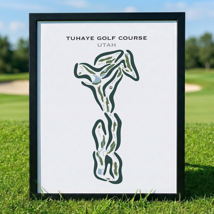 Tuhaye Golf Course, Kamas Utah - Printed Golf Courses