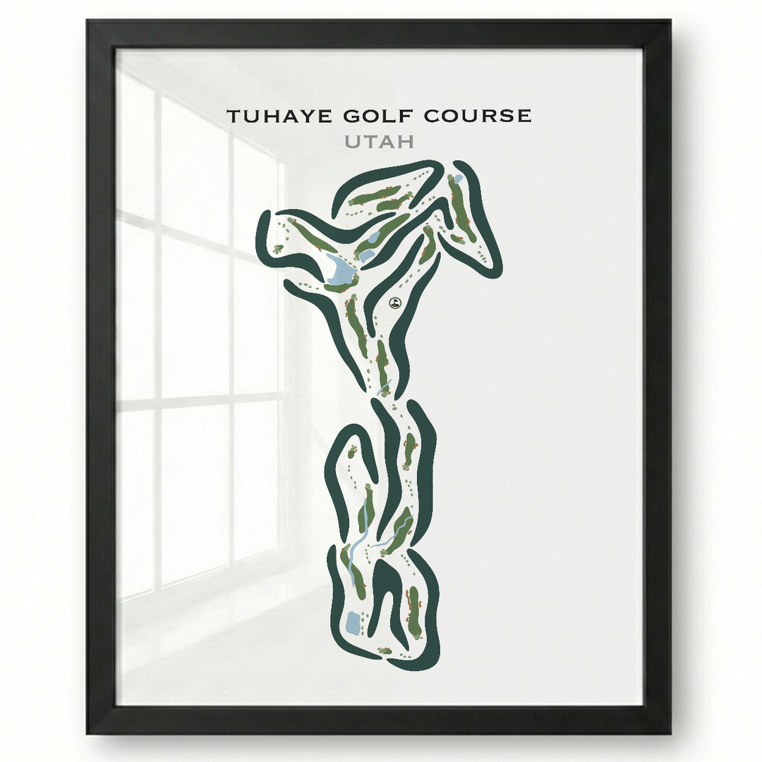 Tuhaye Golf Course, Kamas Utah - Printed Golf Courses