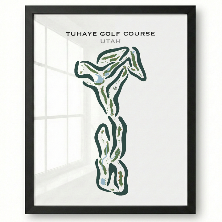 Tuhaye Golf Course, Kamas Utah - Printed Golf Courses