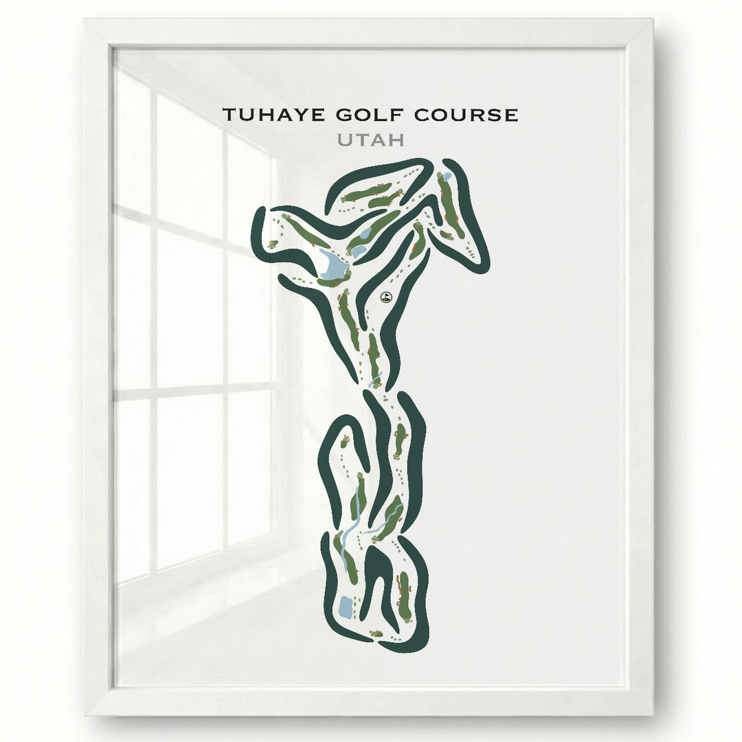 Tuhaye Golf Course, Kamas Utah - Printed Golf Courses