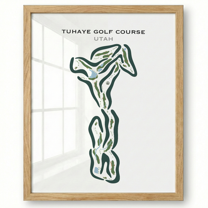 Tuhaye Golf Course, Kamas Utah - Printed Golf Courses
