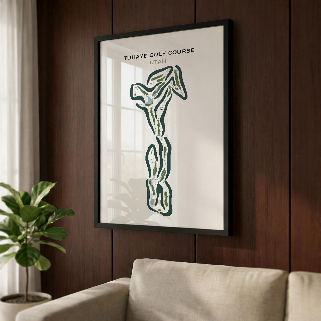 Tuhaye Golf Course, Kamas Utah - Printed Golf Courses