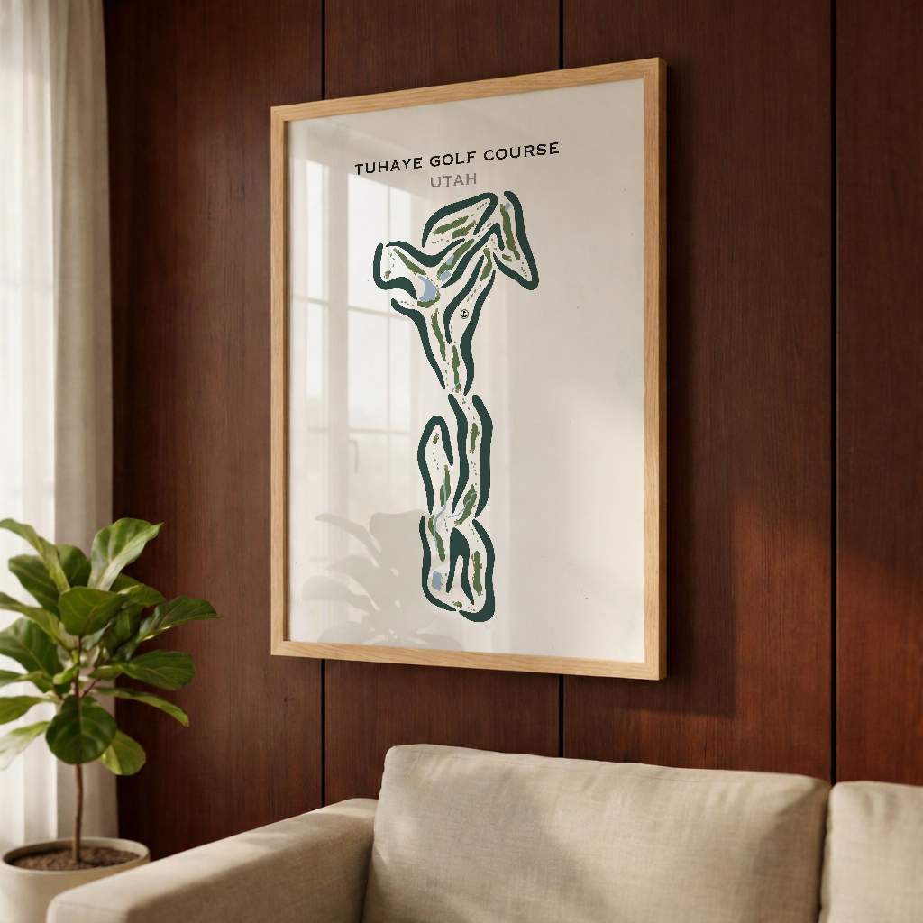 Tuhaye Golf Course, Kamas Utah - Printed Golf Courses