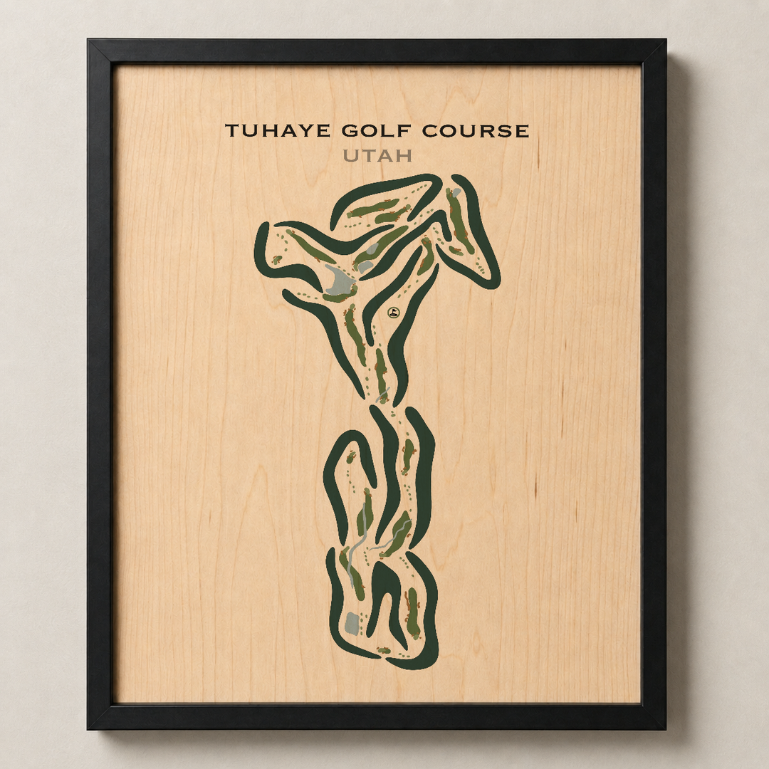 Tuhaye Golf Course, Kamas Utah - Printed Golf Courses