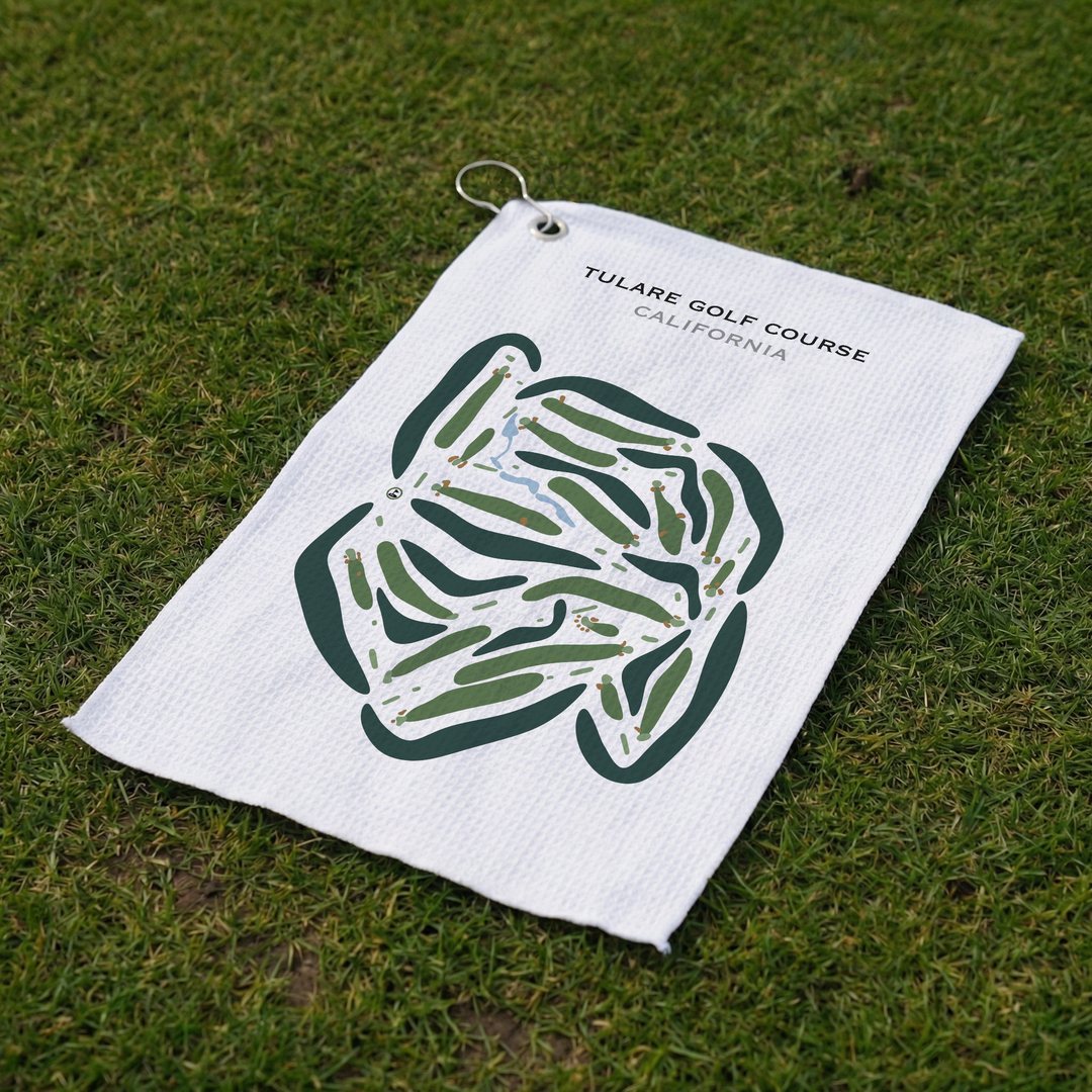 Tulare Golf Course, California - Printed Golf Courses