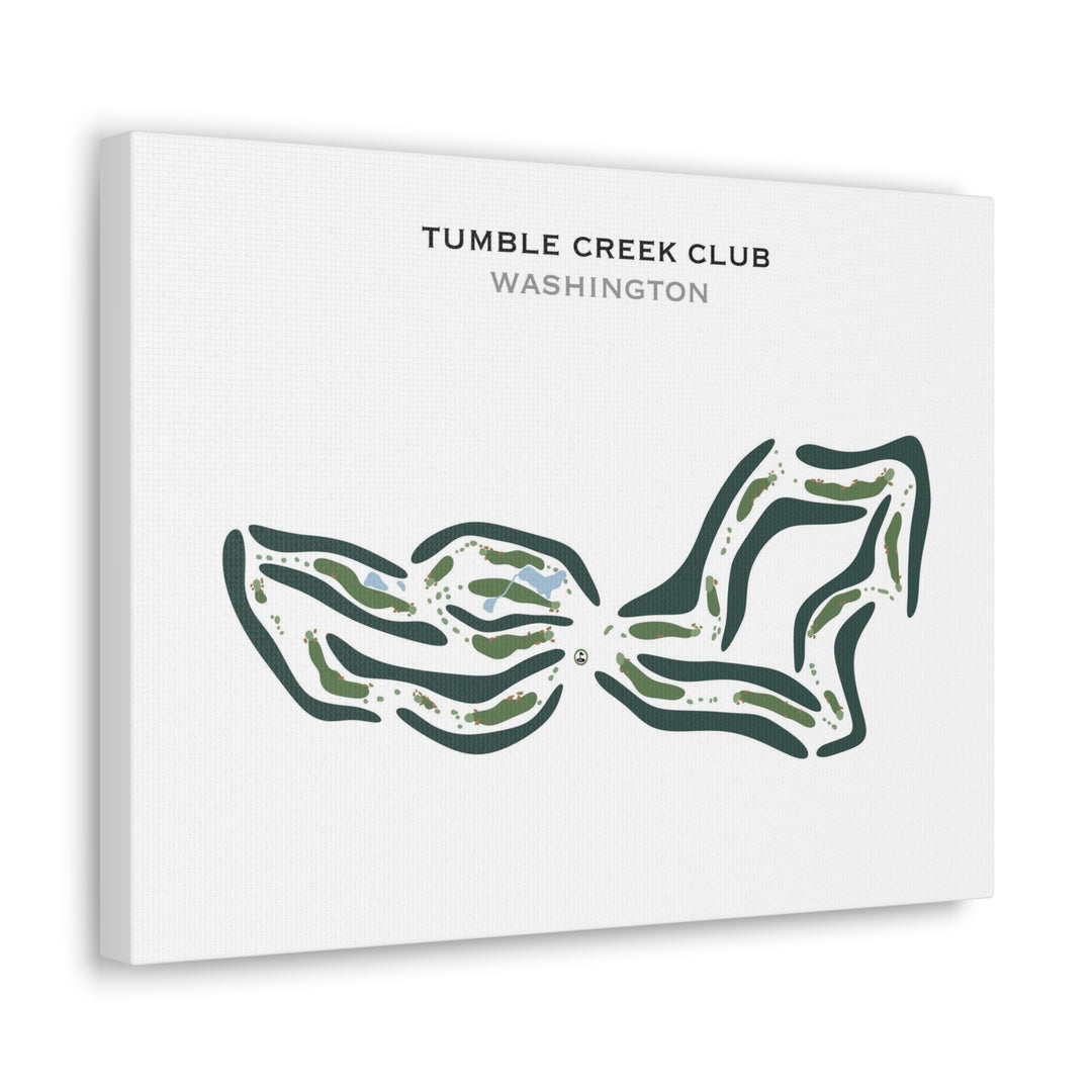 Tumble Creek Club, Washington - Printed Golf Course