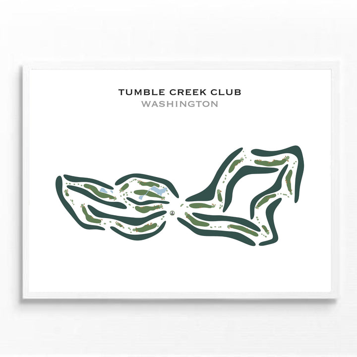 Tumble Creek Club, Washington - Printed Golf Course