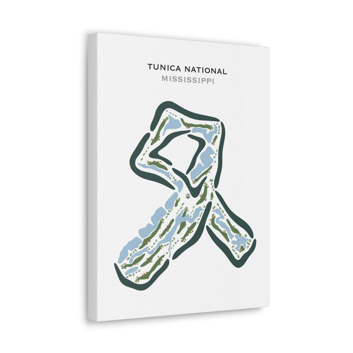 Tunica National Golf and Tennis, Mississippi - Printed Golf Courses