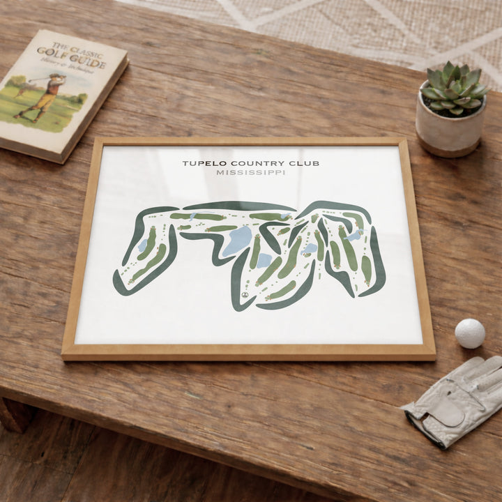 Tupelo Country Club, Mississippi - Printed Golf Courses