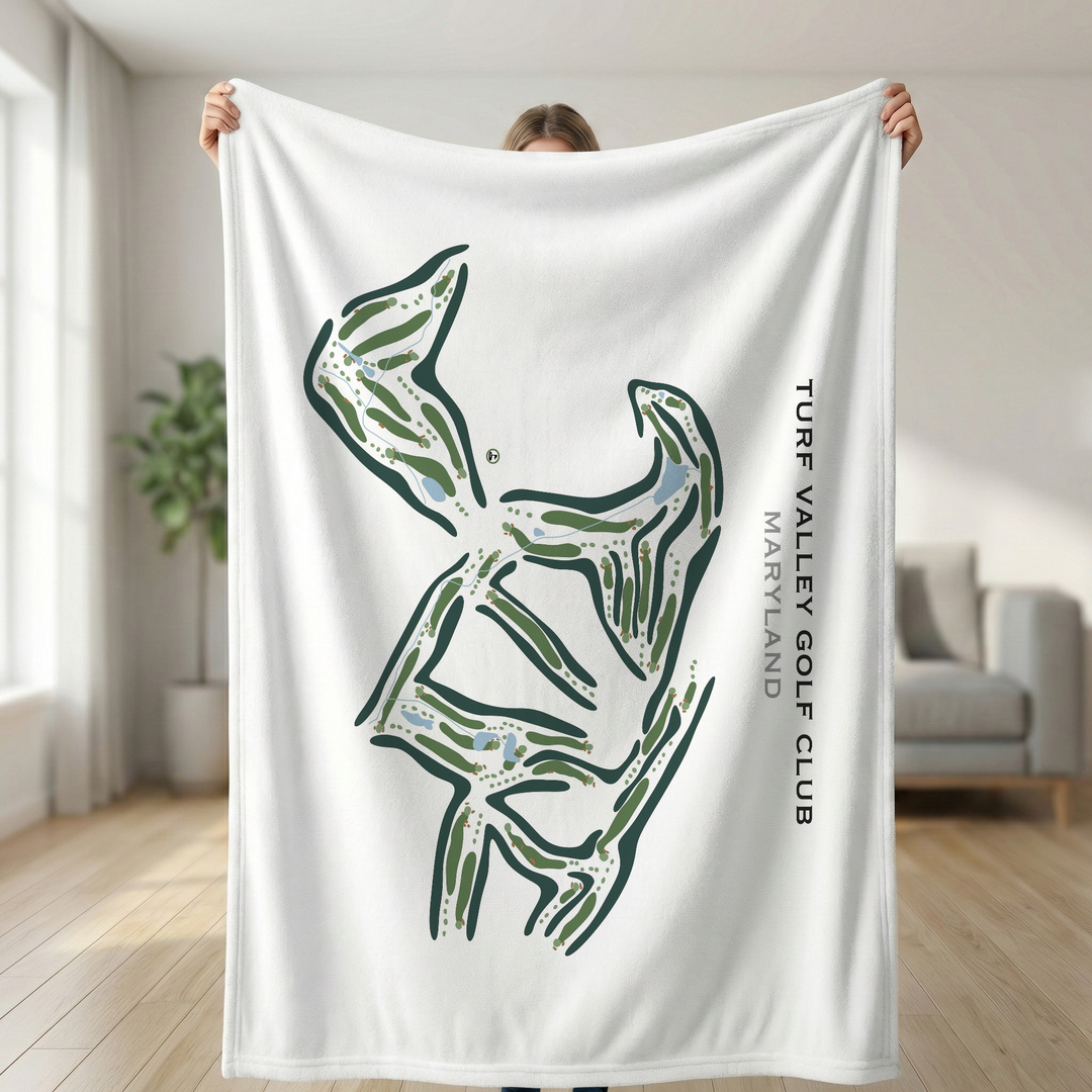 Turf Valley Golf Club, Maryland - Printed Golf Courses