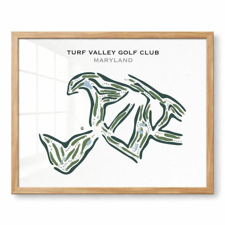 Turf Valley Golf Club, Maryland - Printed Golf Courses