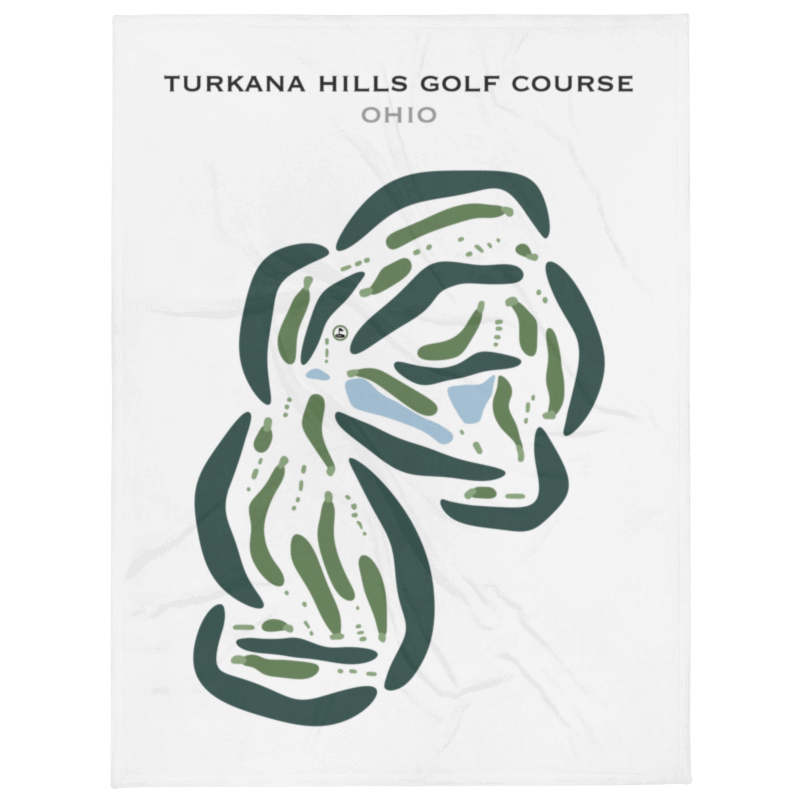Turkana Hills Golf Course, Ohio - Printed Golf Courses
