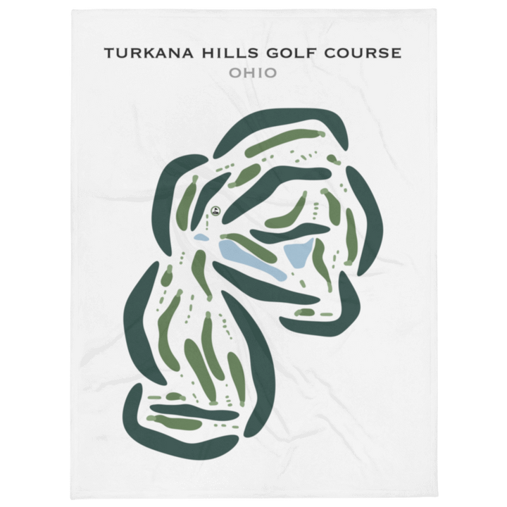 Turkana Hills Golf Course, Ohio - Printed Golf Courses