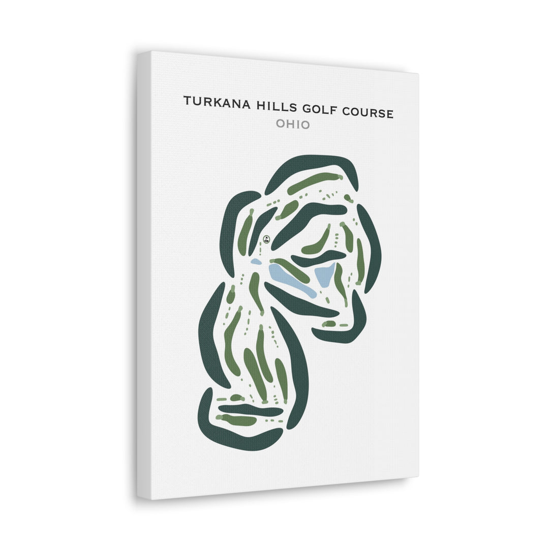Turkana Hills Golf Course, Ohio - Printed Golf Courses