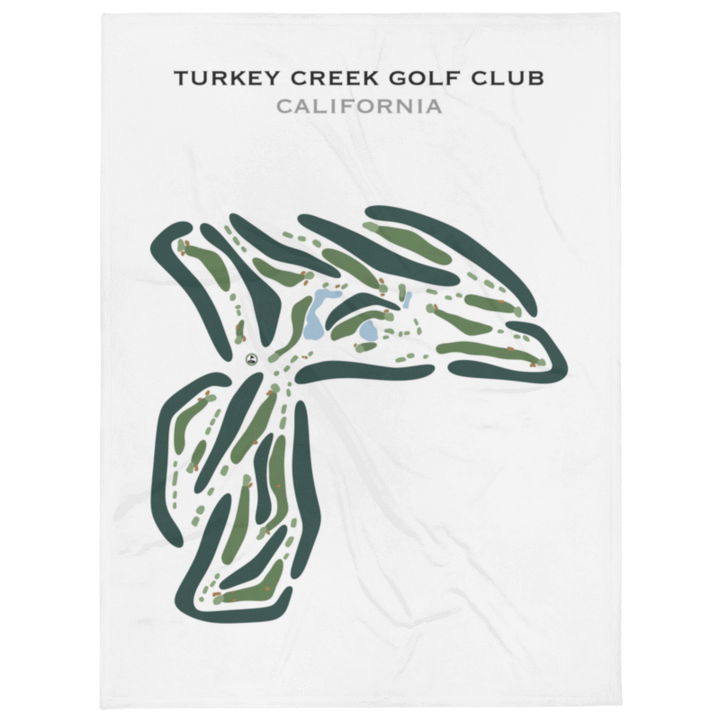 Turkey Creek Golf Club, California - Printed Golf Courses