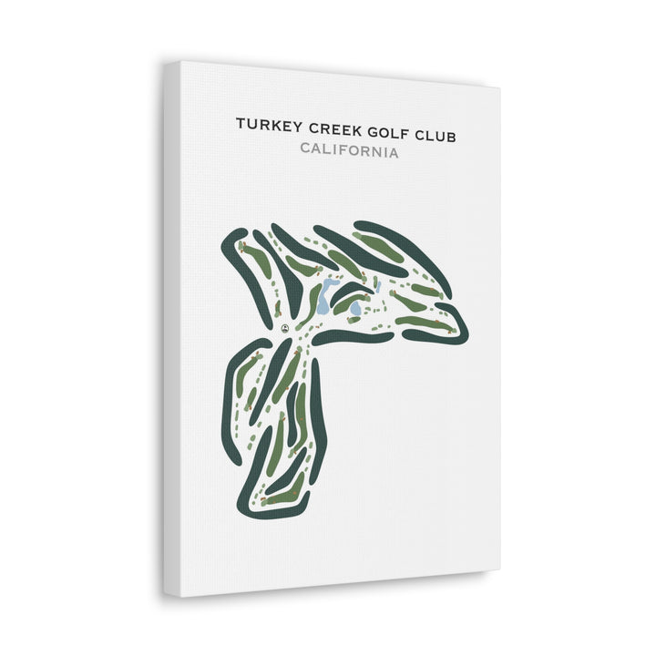 Turkey Creek Golf Club, California - Printed Golf Courses