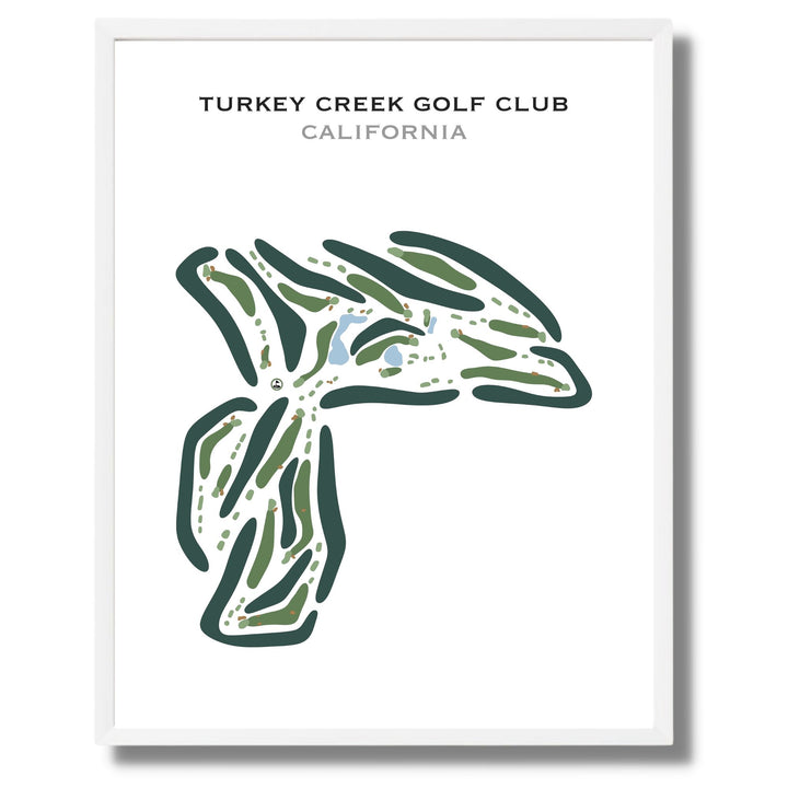 Turkey Creek Golf Club, California - Printed Golf Courses