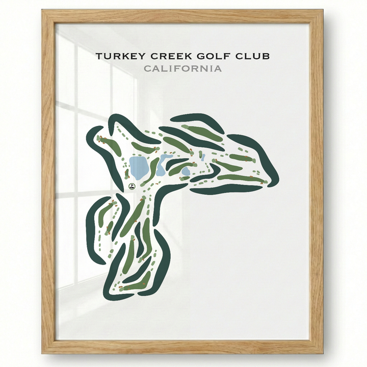 Turkey Creek Golf Club, Lincoln, California - Printed Golf Courses