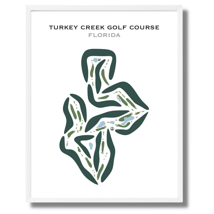 Turkey Creek Golf Course, Florida - Printed Golf Courses