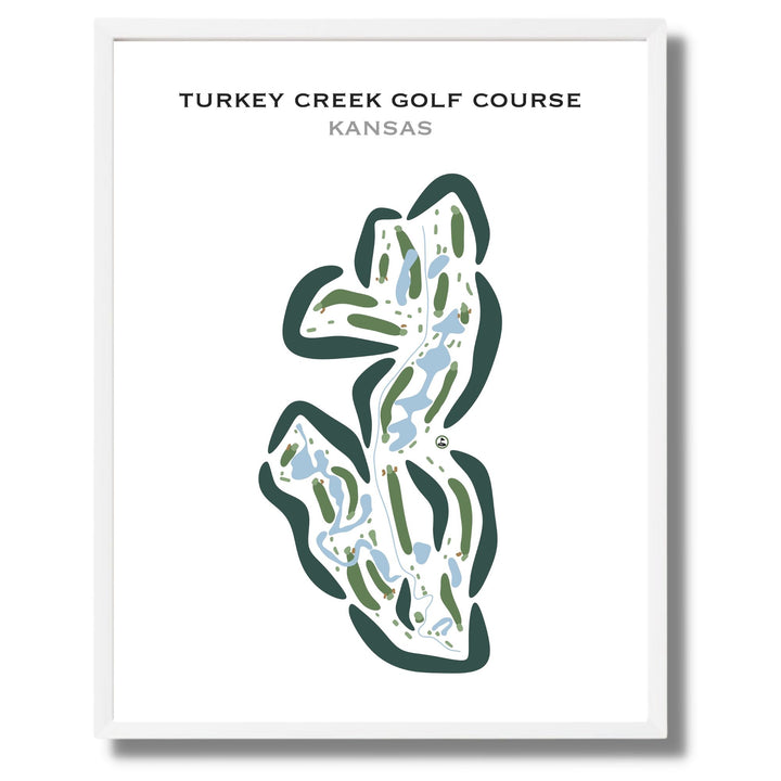 Turkey Creek Golf Course, Kansas - Printed Golf Courses