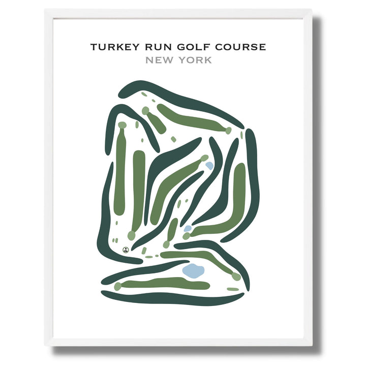 Turkey Run Golf Course, New York - Printed Golf Courses