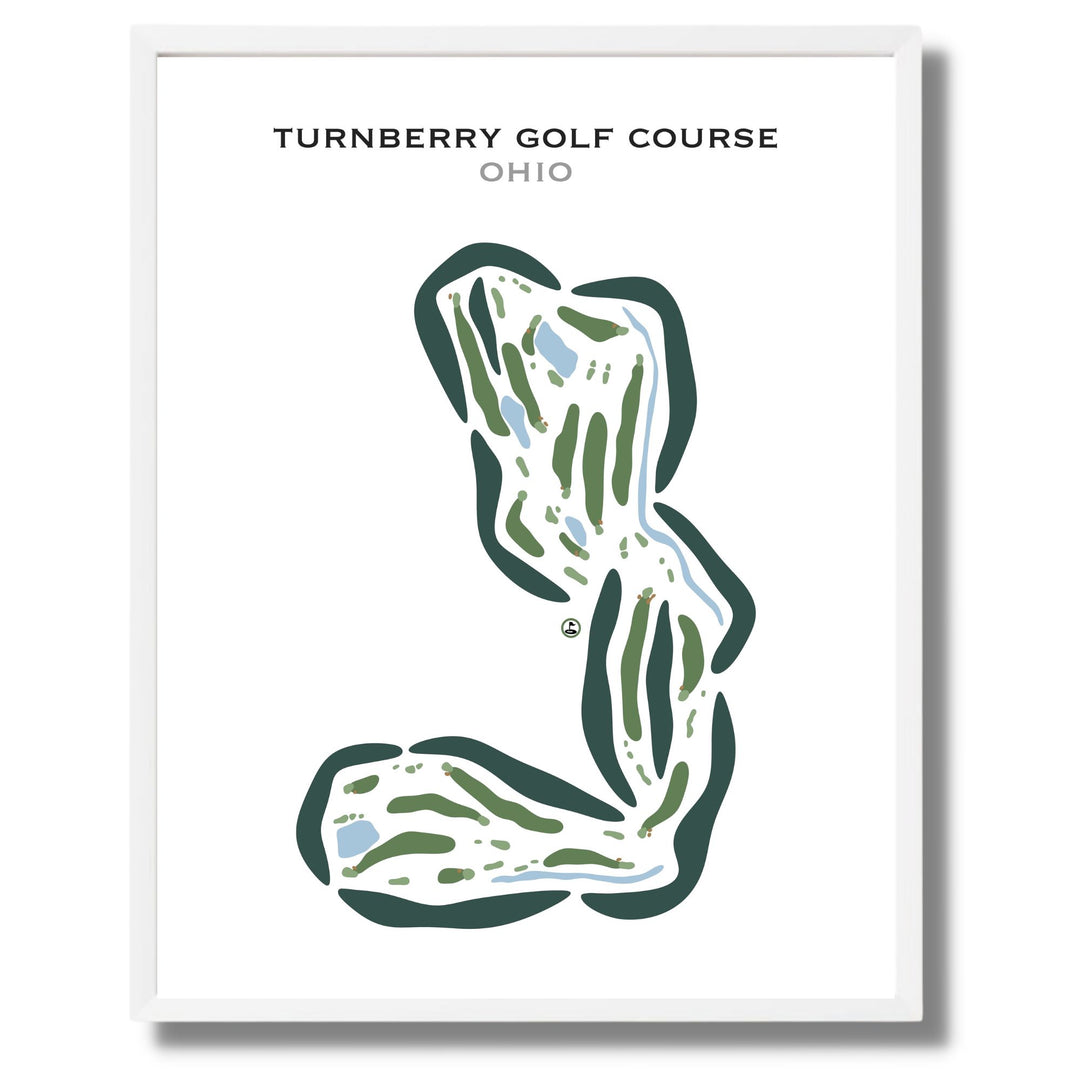 Turnberry Golf Course, Ohio - Printed Golf Courses