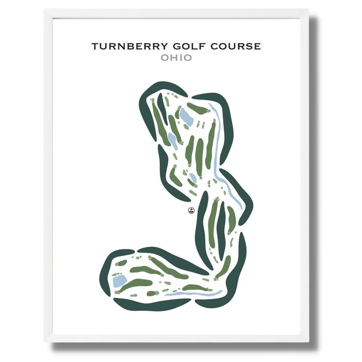 Turnberry Golf Course, Ohio - Printed Golf Courses